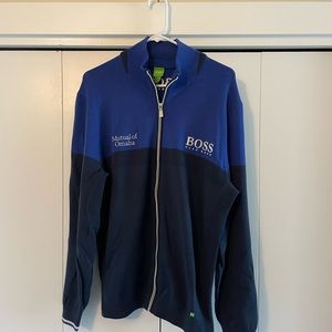 Hugo Boss green label tour issue golf sweater jacket size L